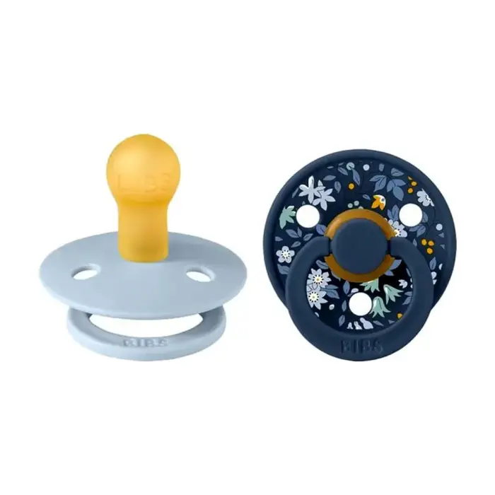 Sucette BIBS x LIBERTY Pack De 2 Chamomile Lawn Baby Blue Mix