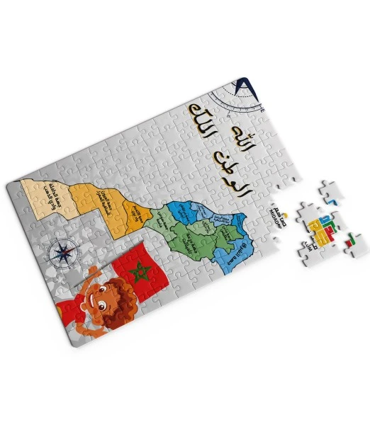 Morocco puzzle – Map of Morocco, from 4 years 2