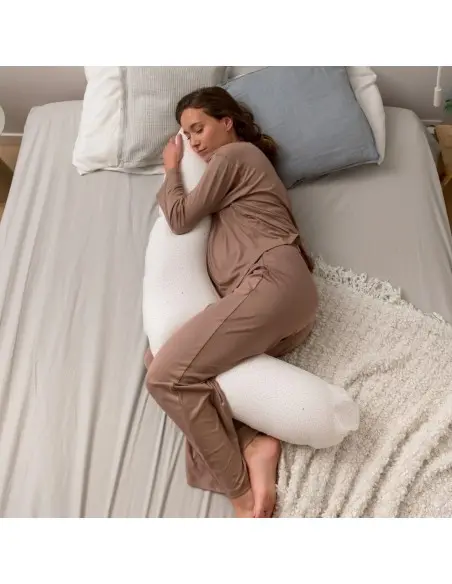 Doomoo pregnancy and breastfeeding pillow Buddy Silver Dots — photo 3