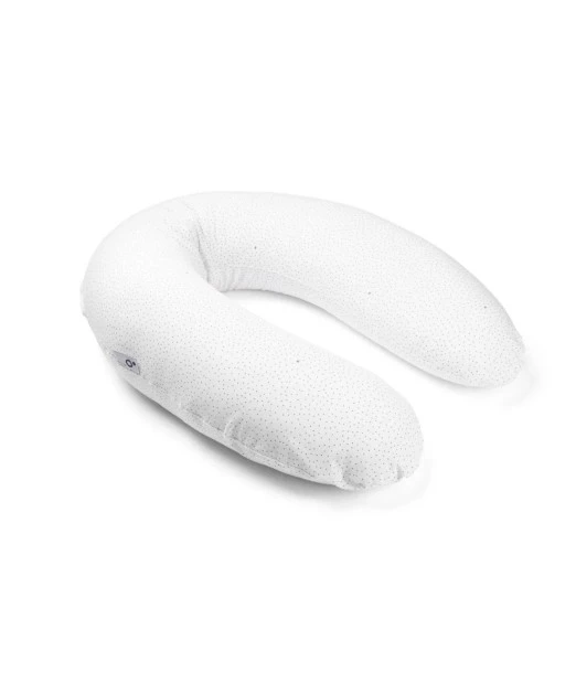 Doomoo pregnancy and breastfeeding pillow Buddy Silver Dots