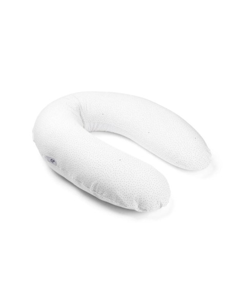 Doomoo Coussin de Grossesse et d'allaitement Buddy Silver Dots dans Coussin d'allaitement chez Baby And Mom Maroc