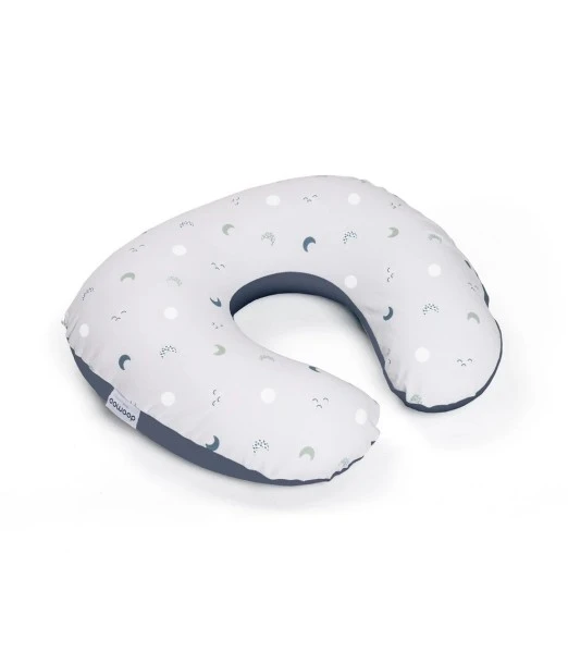 Doomoo breastfeeding cushion Softy Blue Grey Moon