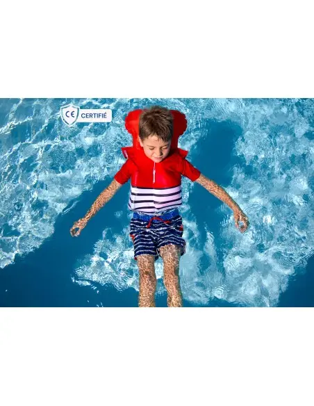 Floatee anti-drowning children's T-shirt - Red — photo 4