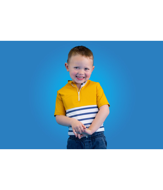 PRE-COMMANDE Floatee Tee-shirt Anti-noyade Enfant - Jaune 2