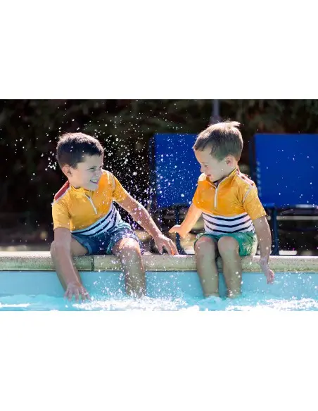 Floatee child anti-drowning t-shirt - yellow — photo 5