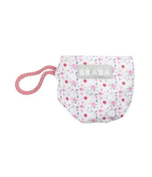 Bavoir Coton Fleurs Beaba 2