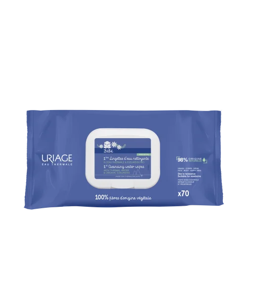 Uriage Bébé 1ères Lingettes nettoyantes Gant de Bain - Uriage