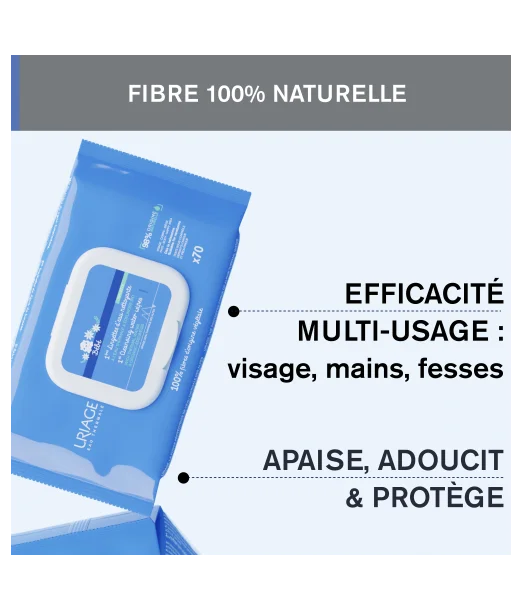 Uriage Bébé 1ères Lingettes nettoyantes Gant de Bain - Uriage 2