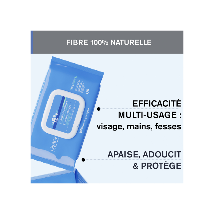 Uriage Bébé 1ères Lingettes nettoyantes dans Gant de Bain chez Baby And Mom Maroc