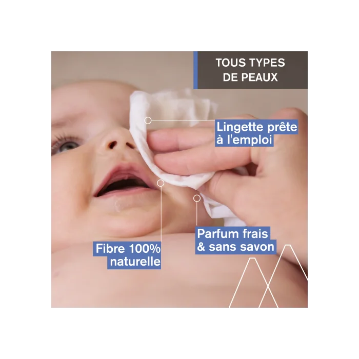 Uriage Bébé 1ères Lingettes nettoyantes Gant de Bain - Uriage