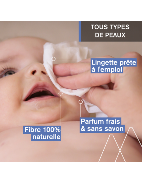 Uriage Bébé 1ères Lingettes nettoyantes dans Gant de Bain chez Baby And Mom Maroc