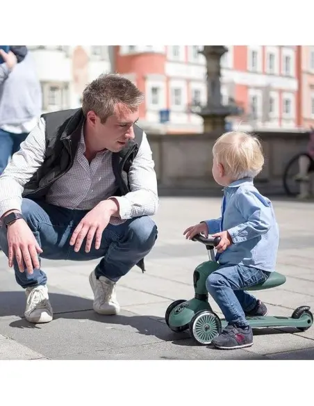 Scoot and Ride children's scooter Highwaykick 1 — Forest Green — photo 4