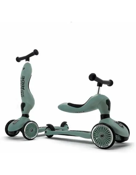 Scoot and Ride children's scooter Highwaykick 1 — Forest Green — photo 3