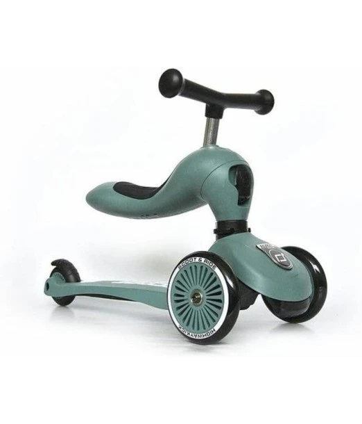 Scoot and Ride children's scooter Highwaykick 1 — Forest Green