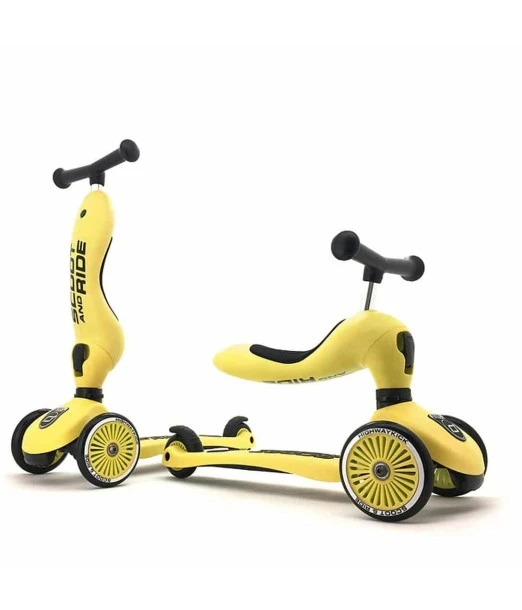 Scoot and Ride Highwaykick 1 child scooter — Lemon Yellow 2