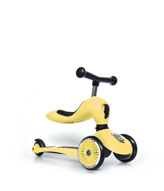 Scoot and Ride Highwaykick 1 child scooter — Lemon Yellow