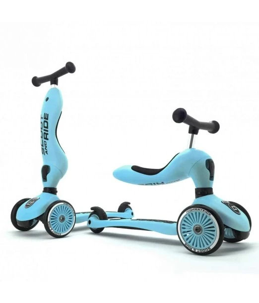 Scoot and Ride Highwaykick 1 child's scooter - Bilberry blue 2