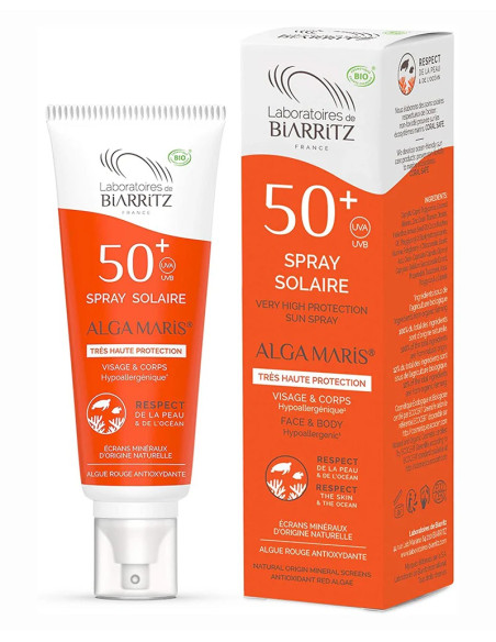 Biarritz Spray Solaire SPF50 100ml Crème Solaire - Biarritz