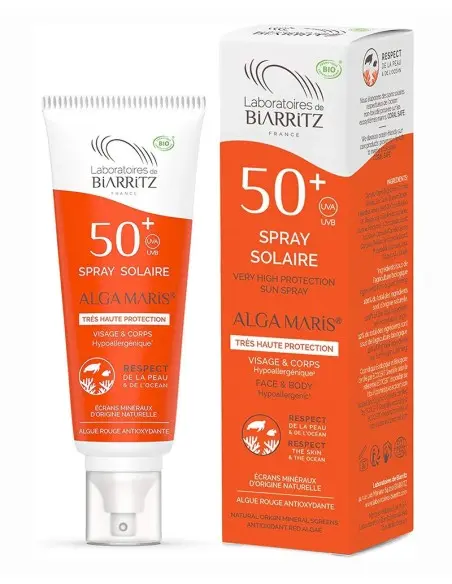 Biarritz Spray Solaire SPF50 100ml Crème Solaire - Biarritz
