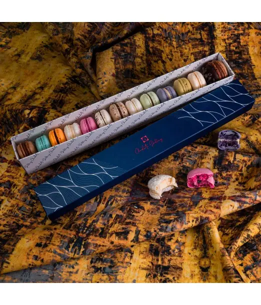 Boîte de macarons - 13 pièces Chocolat & Macaron - Chocolate