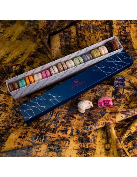 Boîte de macarons - 13 pièces Chocolat & Macaron - Chocolate