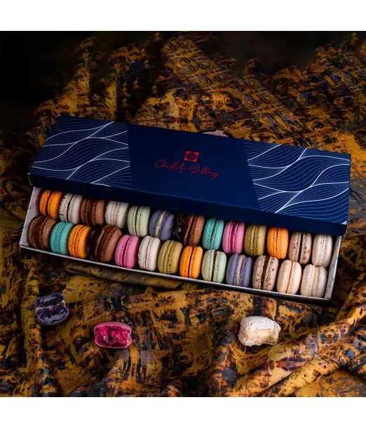 Boîte de macarons - 26 pièces Chocolat & Macaron - Chocolate