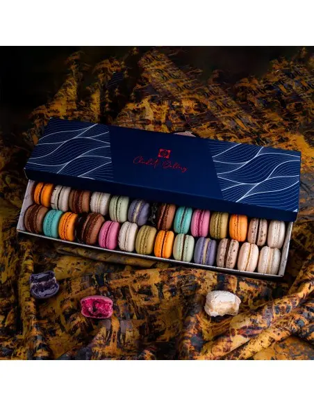 Boîte de macarons - 26 pièces Chocolat & Macaron - Chocolate