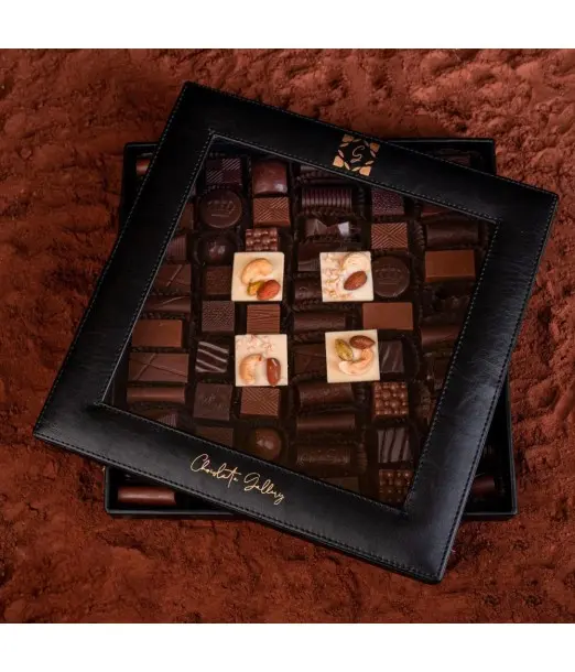 Boîte de chocolat - 64 pièces Chocolat & Macaron - Chocolate