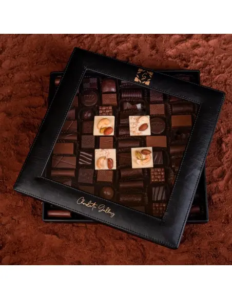 Boîte de chocolat - 64 pièces Chocolat & Macaron - Chocolate