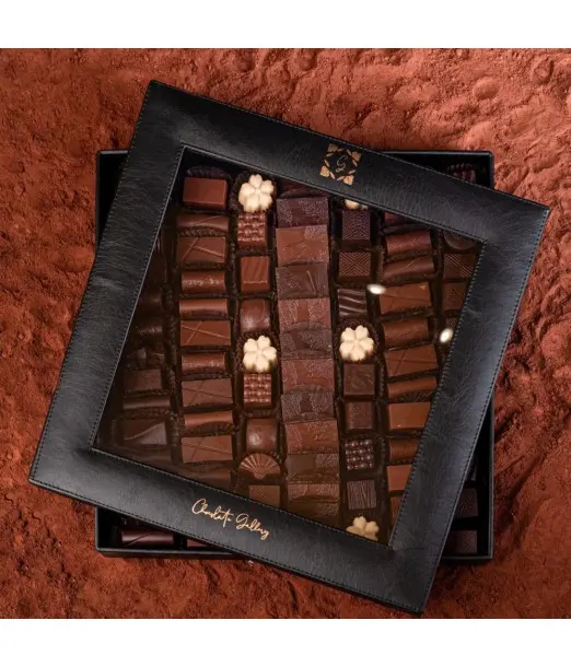 Boîte de chocolat - 80 pièces Chocolat & Macaron - Chocolate