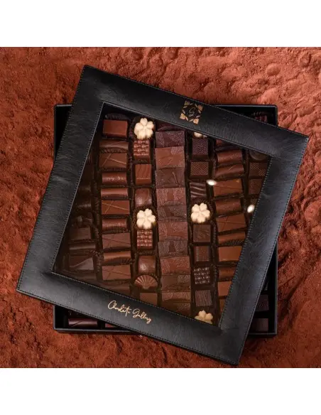 Boîte de chocolat - 80 pièces Chocolat & Macaron - Chocolate