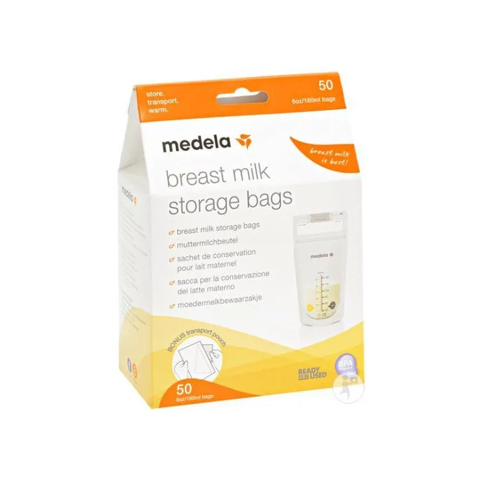 Sachets de conservation pour lait maternel 50 unités - Medela