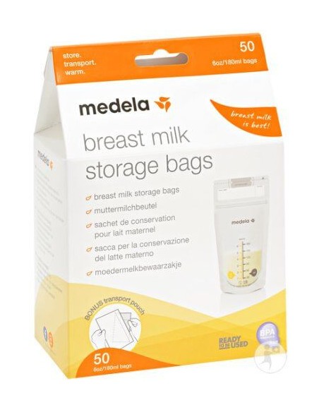 Sachets de conservation pour lait maternel 50 unités - Medela