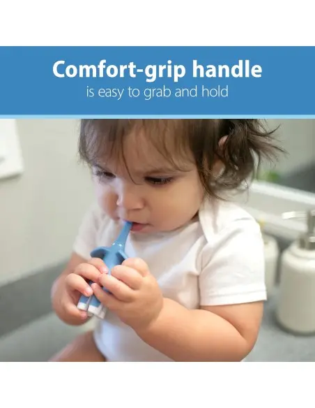Dr Brown's toothbrush from 0 to 3 years blue — photo 4