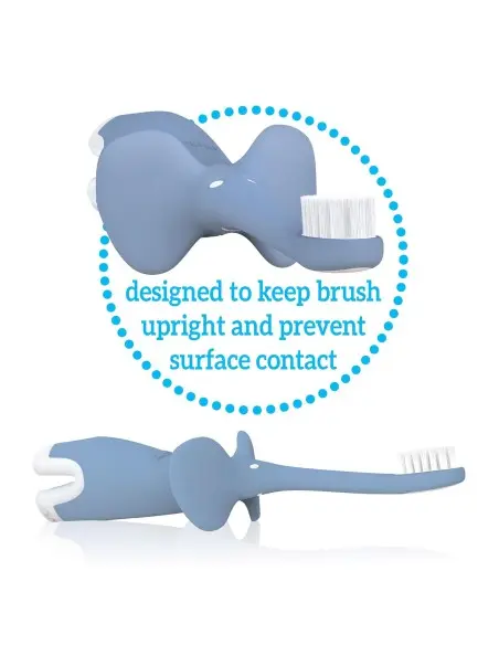 Dr Brown's toothbrush from 0 to 3 years blue — photo 5