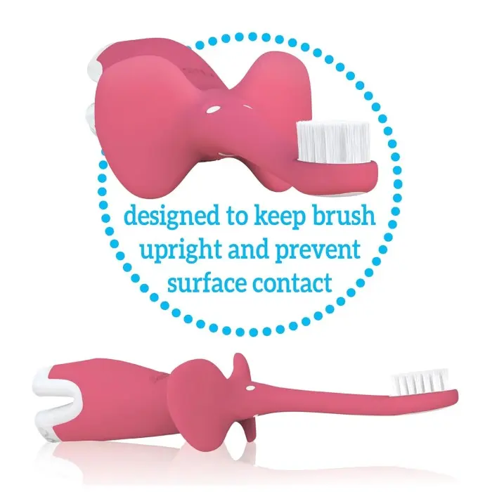 Dr Brown's Brosse à dent 0-3ans Rose Brosse à dents - Dr