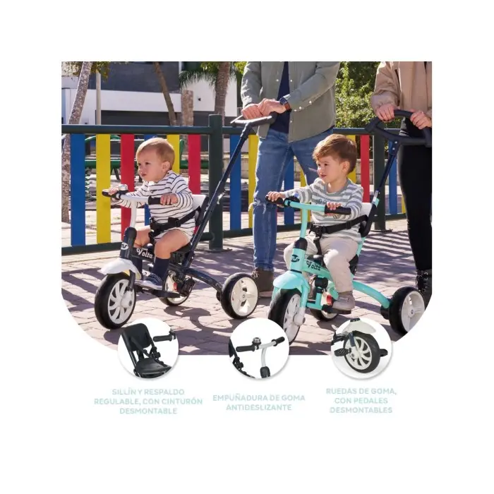 MS Innovaciones Tricycle Volta 5en1 Gris Accueil - Maroc