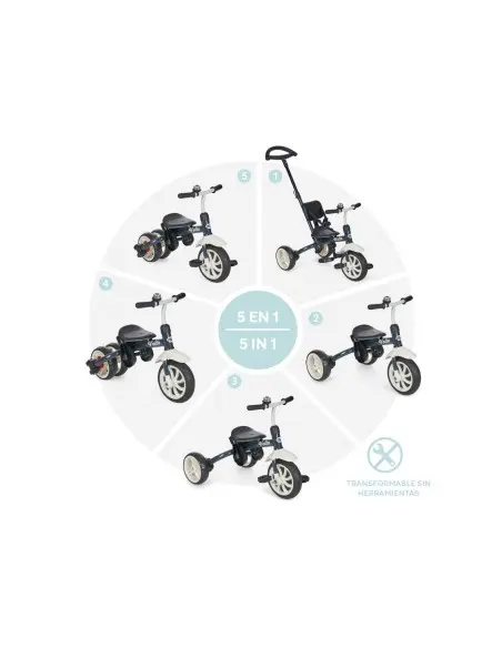 MS Innovaciones Tricycle Volta 5en1 Gris Accueil - Maroc