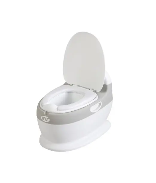 MS Innovaciones Pot d'apprentissage Toilette Bébé Blanc/Gris