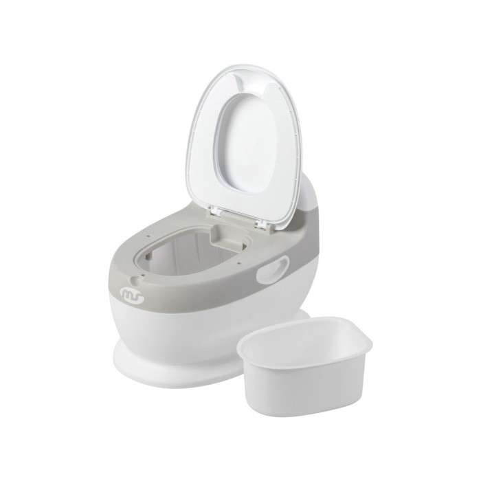 MS Innovaciones Pot d'apprentissage Toilette Bébé Blanc/Gris
