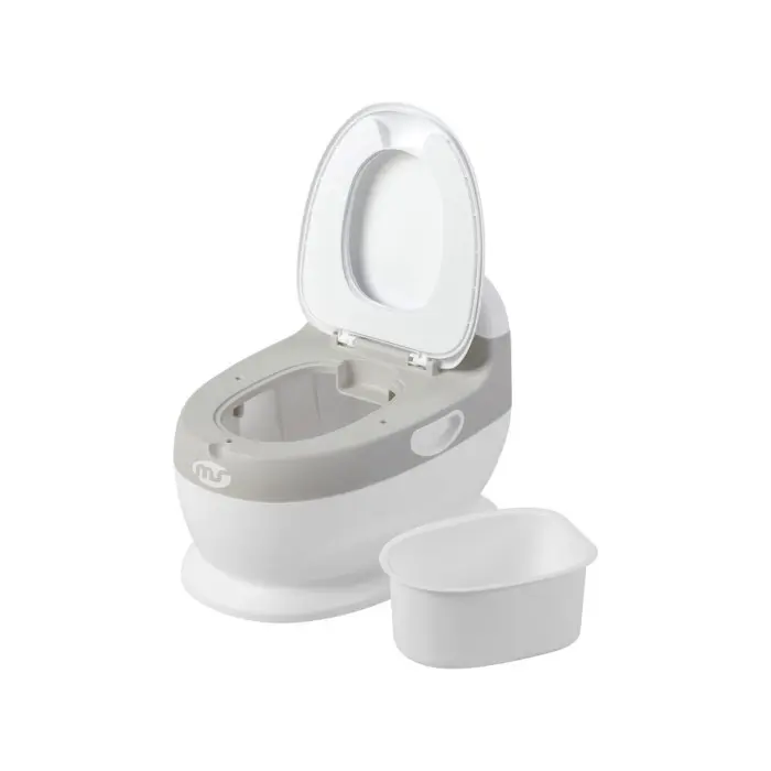 MS Innovaciones Pot d'apprentissage Toilette Bébé Blanc/Gris