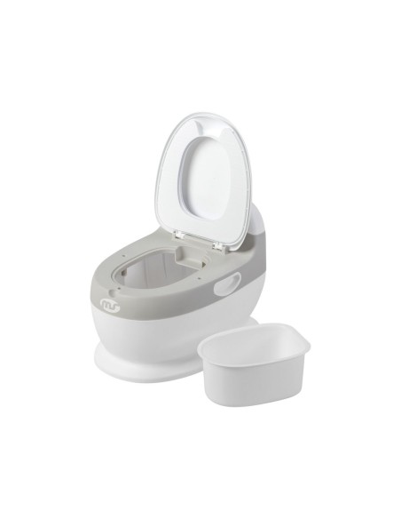 MS Innovaciones Pot d'apprentissage Toilette Bébé Blanc/Gris