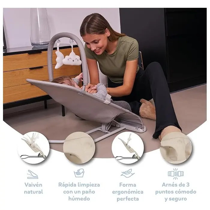 MS Innovaciones Transat Hamac ergonomique Lullaby avec