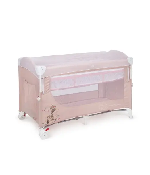 MS Innovaciones Cododo Lit de Voyage Ennis 0-36 mois - Rose Lit