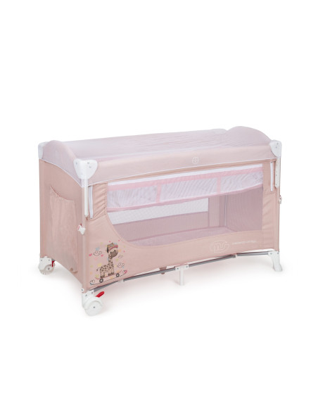 MS Innovaciones Cododo Lit de Voyage Ennis 0-36 mois - Rose Lit