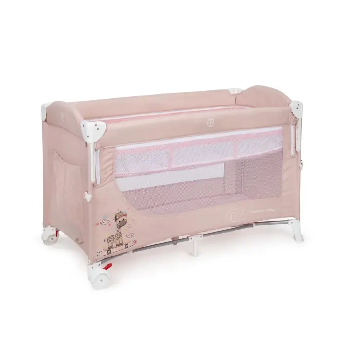 MS Innovaciones Cododo Lit de Voyage Ennis 0-36 mois - Rose Lit