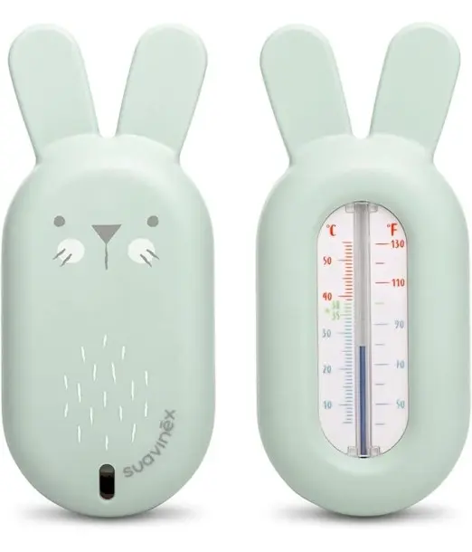 Suavinex Thermomètre de bain Hygge Baby - Vert Baignoire -