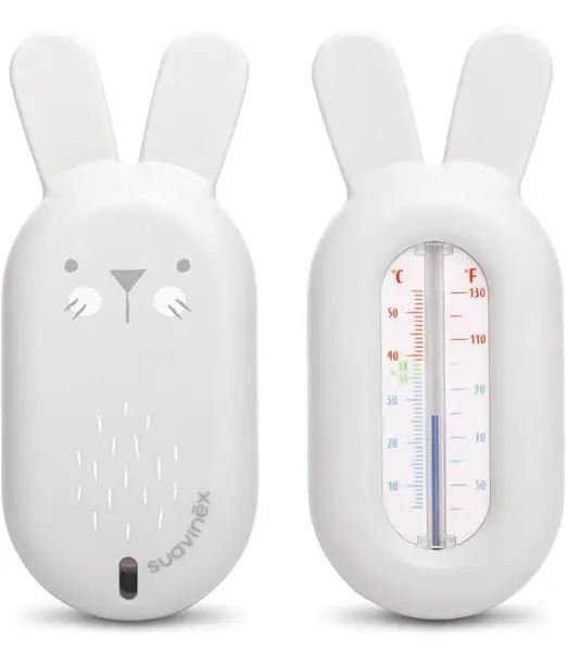 Suavinex Thermomètre de bain Hygge Baby - Gris Baignoire -