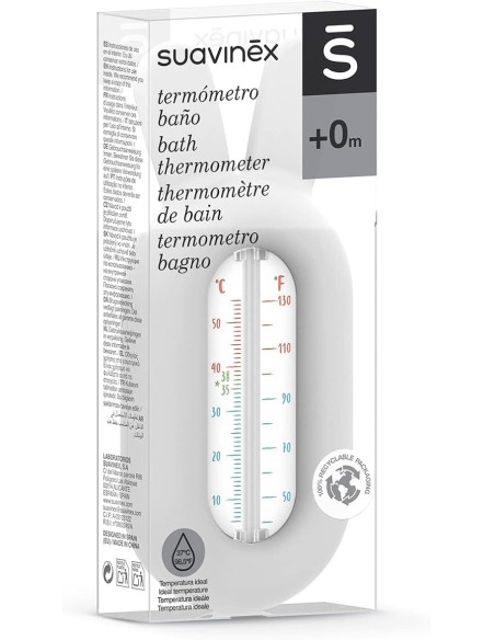 Suavinex Thermomètre de bain Hygge Baby - Gris Baignoire -