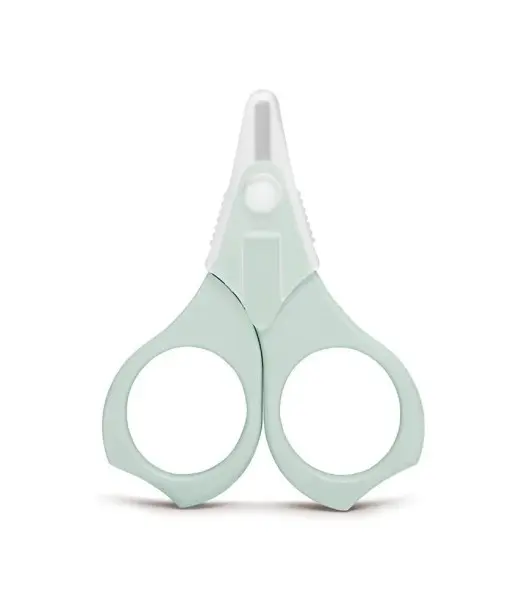 Suavinex Ciseaux arrondis bébé 0m+ Vert Accessoires de toilette